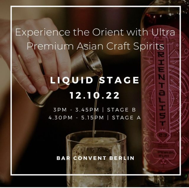 This week, the drinks industry gathers in Berlin for the world’s largest bar and beverage trade fair @barconventberlin 

Appearing at this year’s event are @orientalistspirits who will be presenting their range of multi award winning spirits on Liquid Stage A & B tomorrow (12th October).

Please join us in wishing them the best of luck and if you’re fortunate enough to be in Berlin, add this event to your itinerary and look forward to sampling the Orientalist's range, including Origins Vodka, Gunpowder Gin, Dragon 8YO Whisky and Solera 23 Imperial Rum. 

To learn more about the Orientalist and request a sample, send us a DM or contact us through the link in our bio. 

#barconventberlin #orientalistspirits #whisky #rum #vodka #gin #asianspirits #craftspirits #ukdistribution #spiritsindustry #drinksindustry #hospitalityindustry